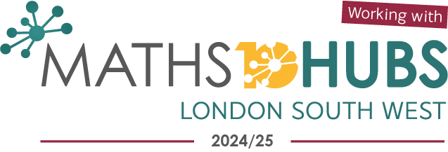 Maths hubs working with london south west logo